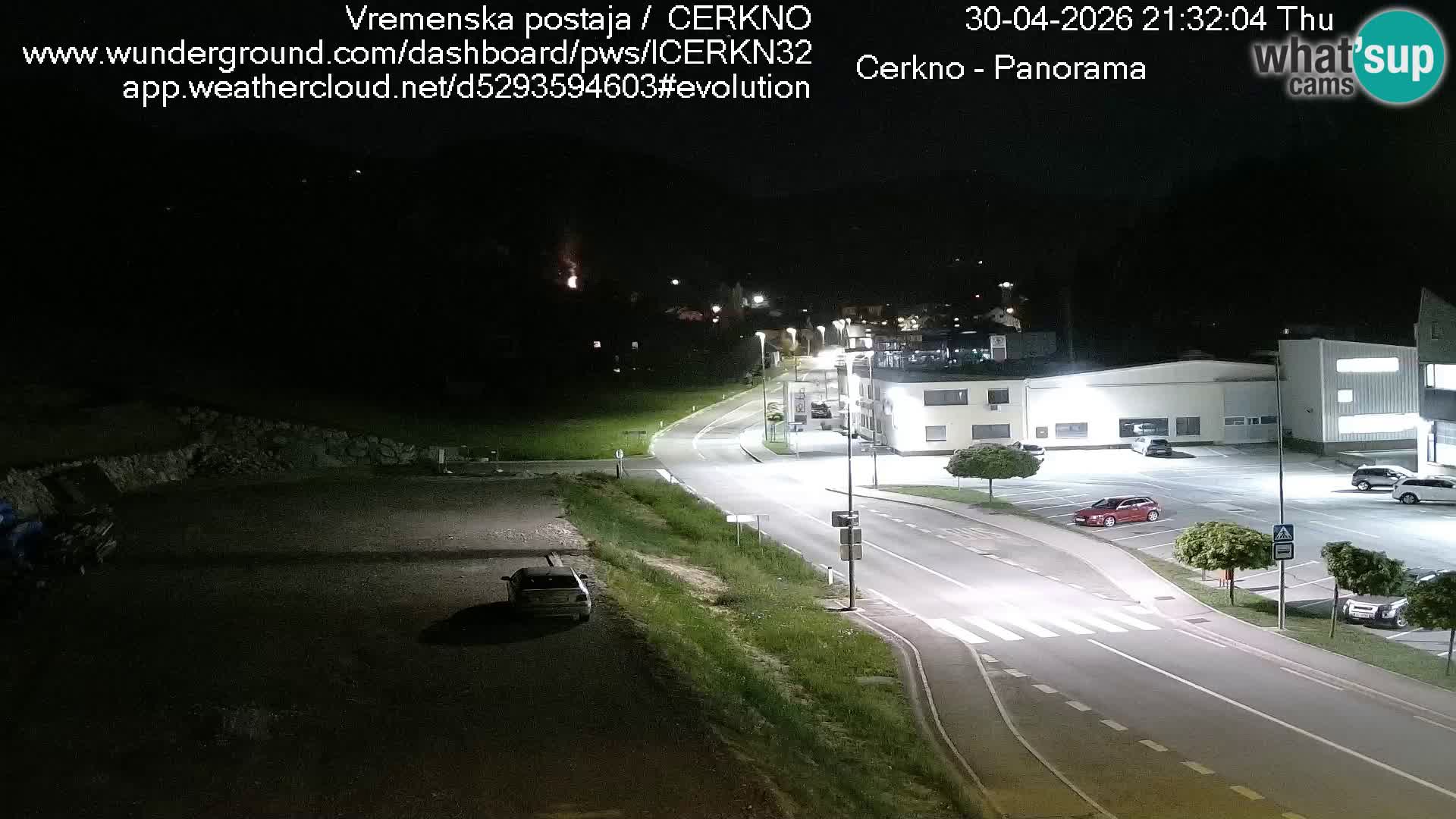 Cerkno ulaz u grad – Kamera uživo
