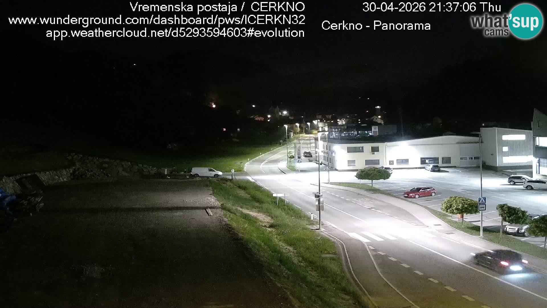 Cerkno ulaz u grad – Kamera uživo