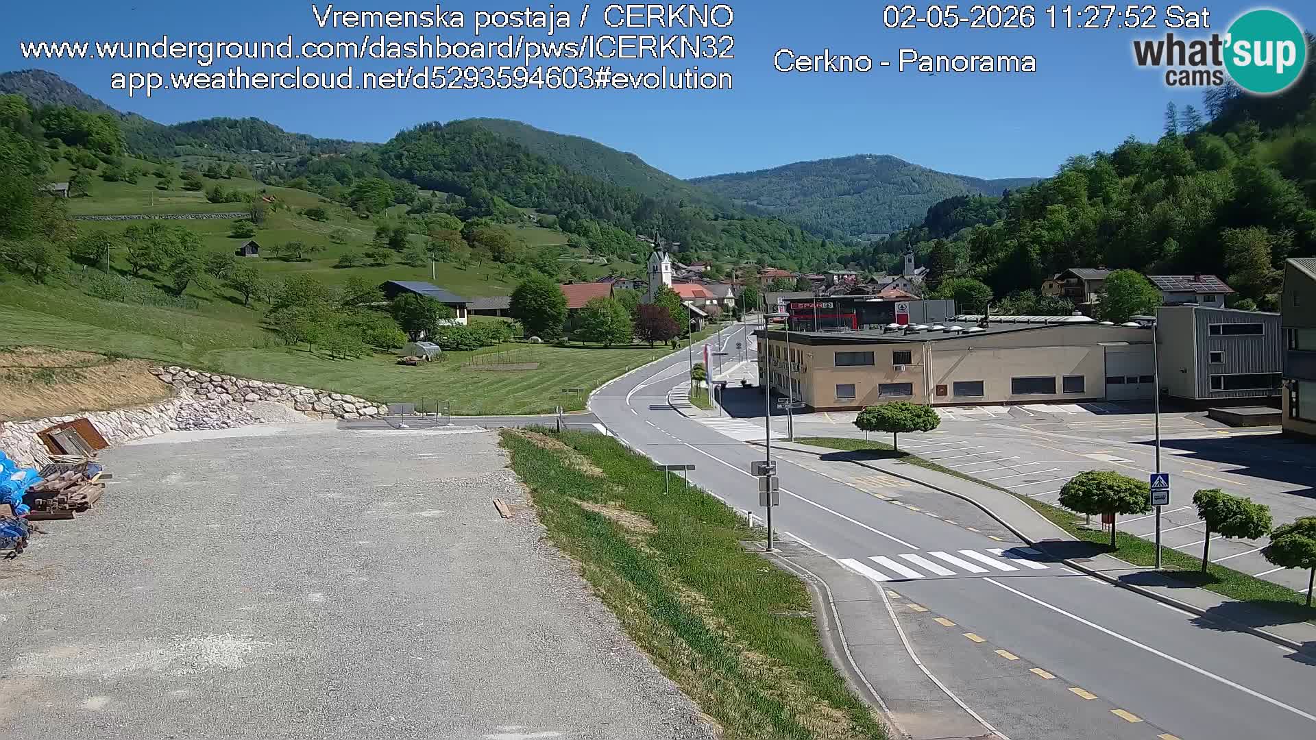 Webcam Ingresso Città di Cerkno