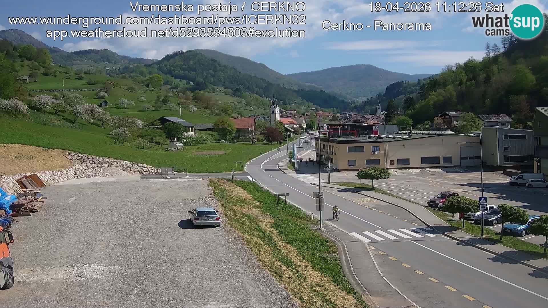 Webcam Ingresso Città di Cerkno