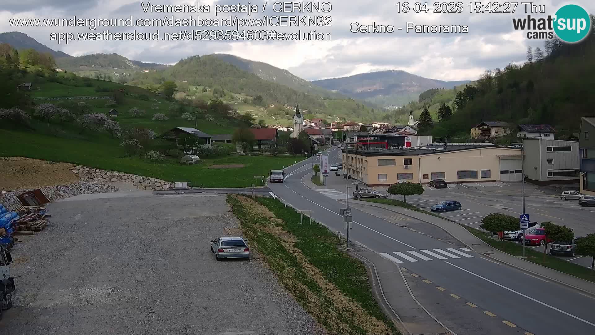 Cerkno Stadteingang Live-Webcam