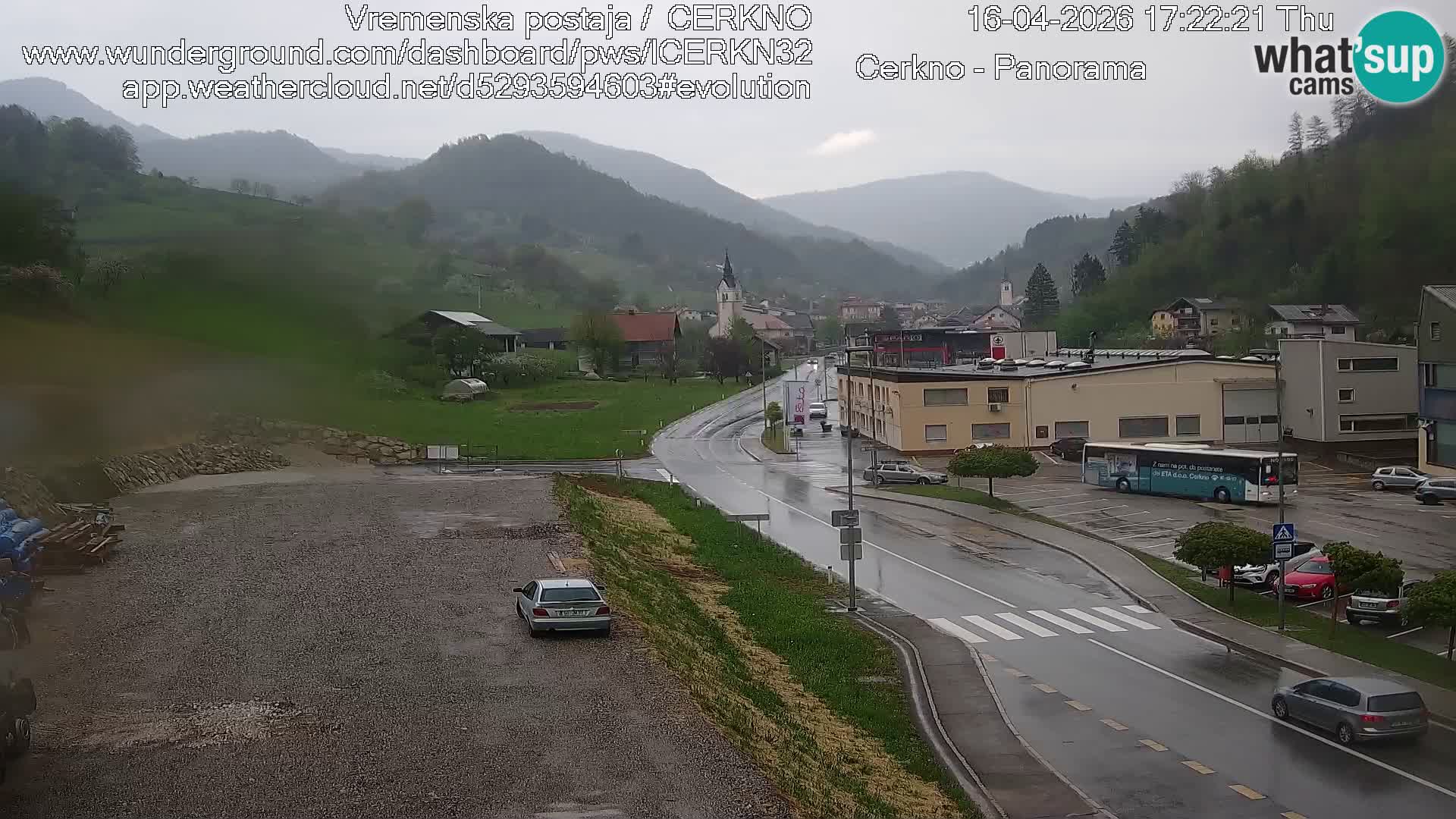Cerkno Stadteingang Live-Webcam