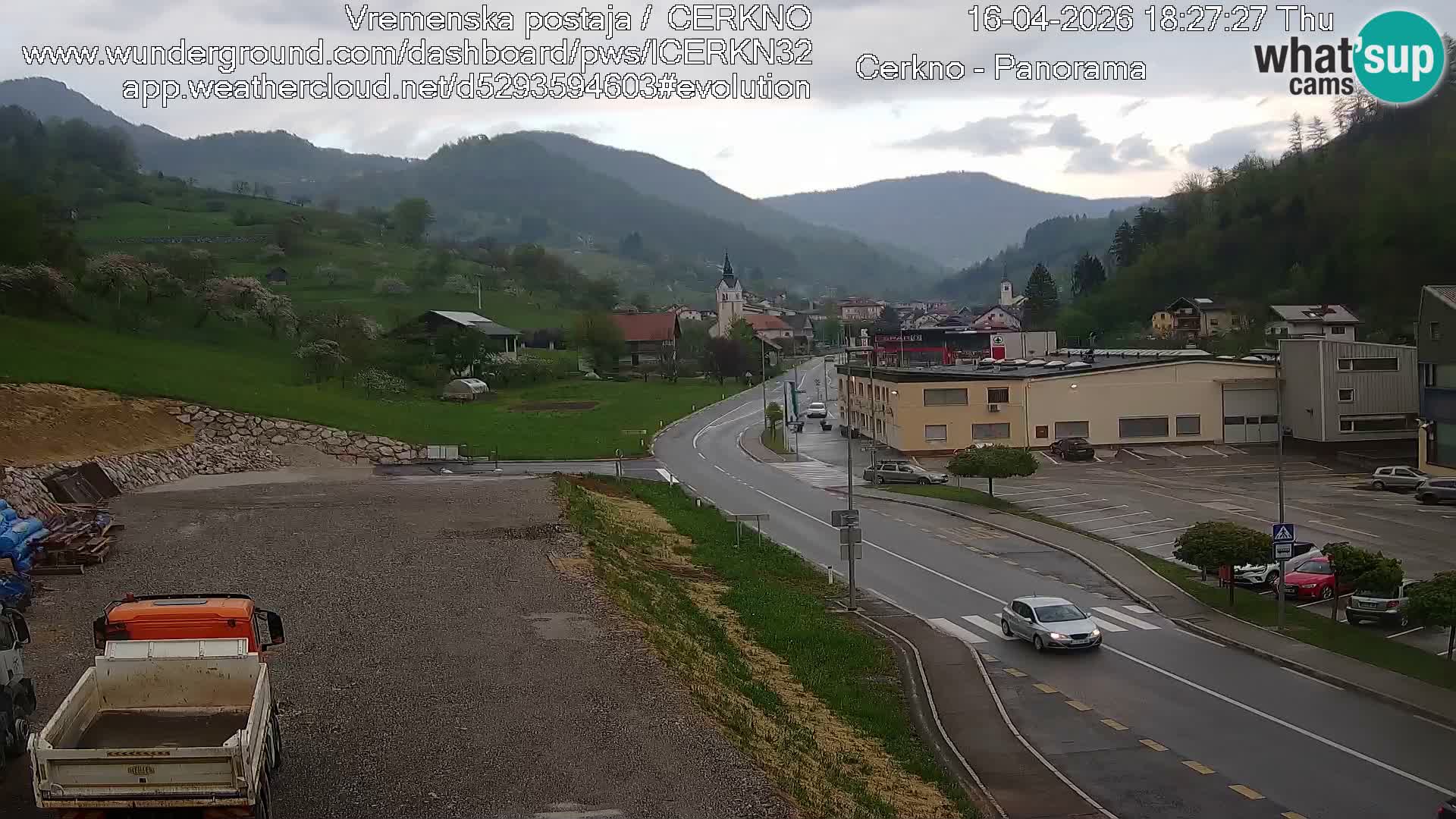 Cerkno Stadteingang Live-Webcam