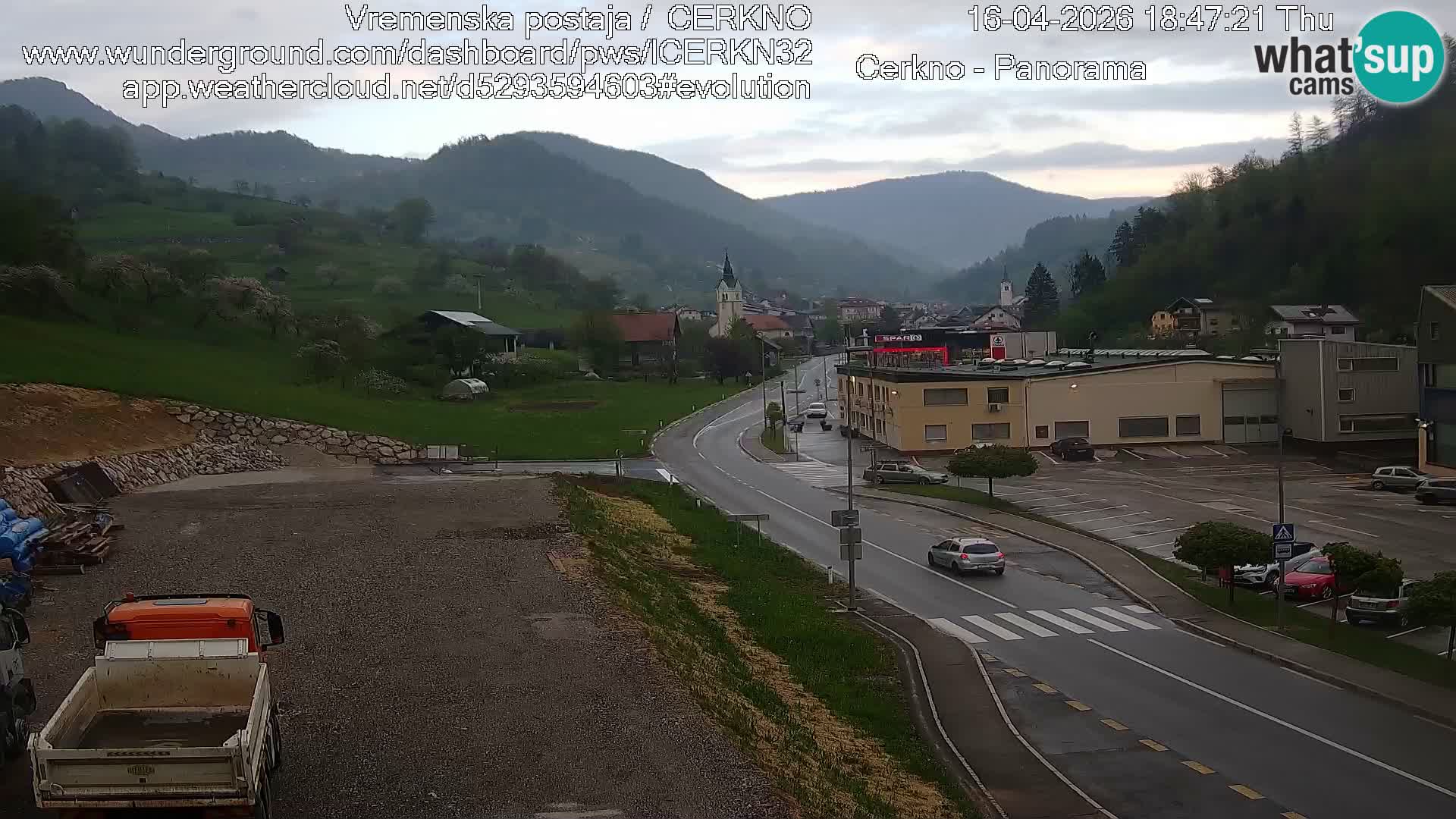 Cerkno Stadteingang Live-Webcam