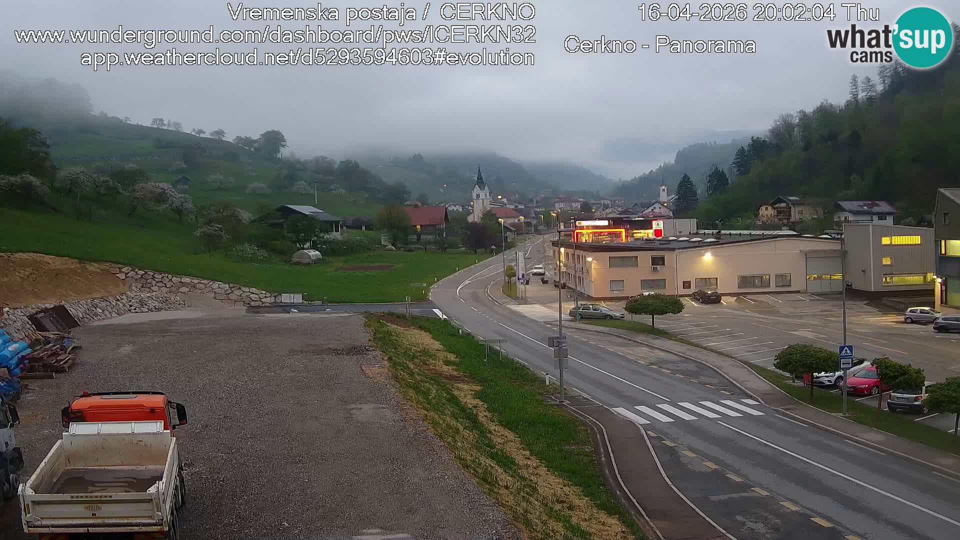 Cerkno Stadteingang Live-Webcam
