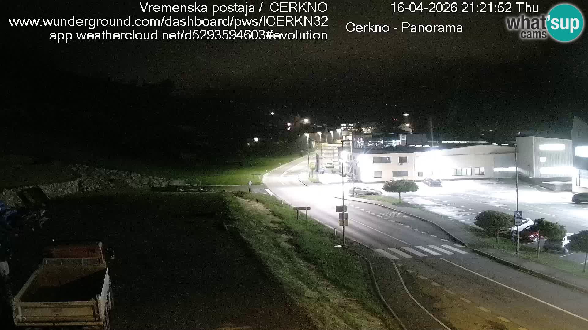 Cerkno ulaz u grad – Kamera uživo