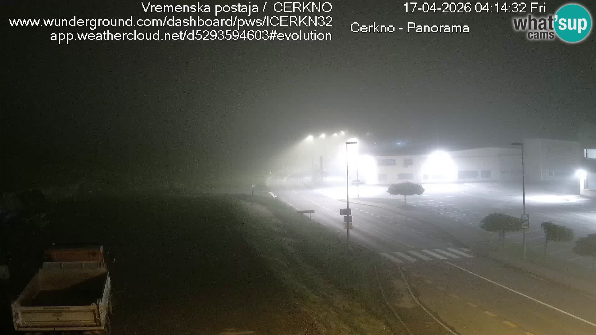 Webcam en direct – Entrée de la ville de Cerkno