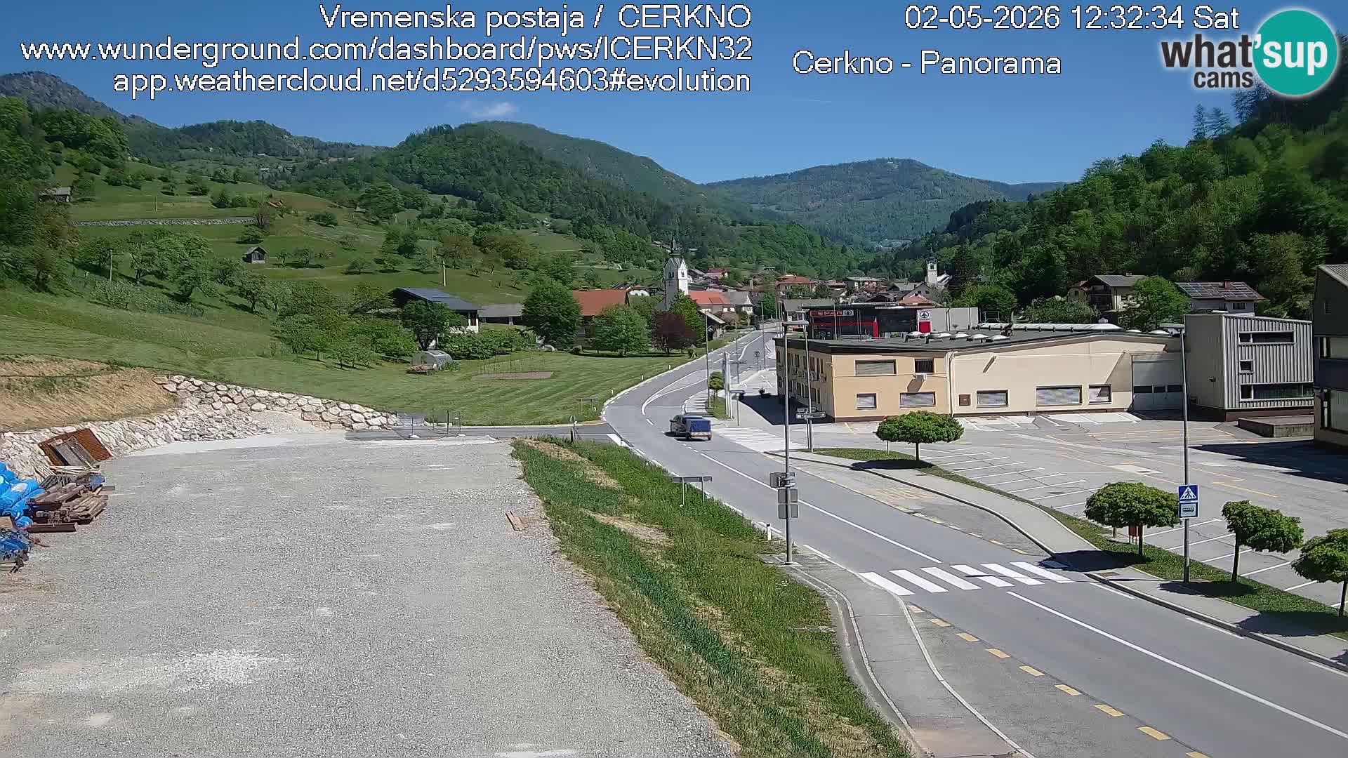 Cerkno Stadteingang Live-Webcam