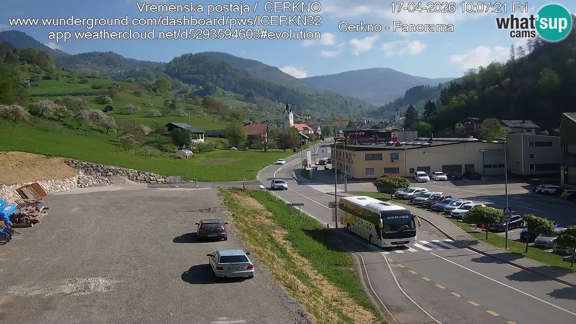 Webcam Ingresso Città di Cerkno