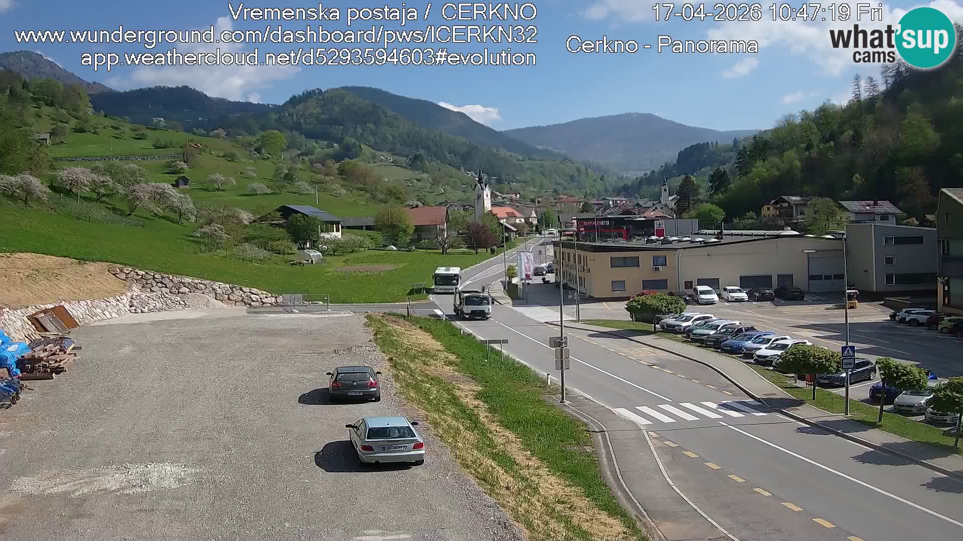 Cerkno ulaz u grad – Kamera uživo