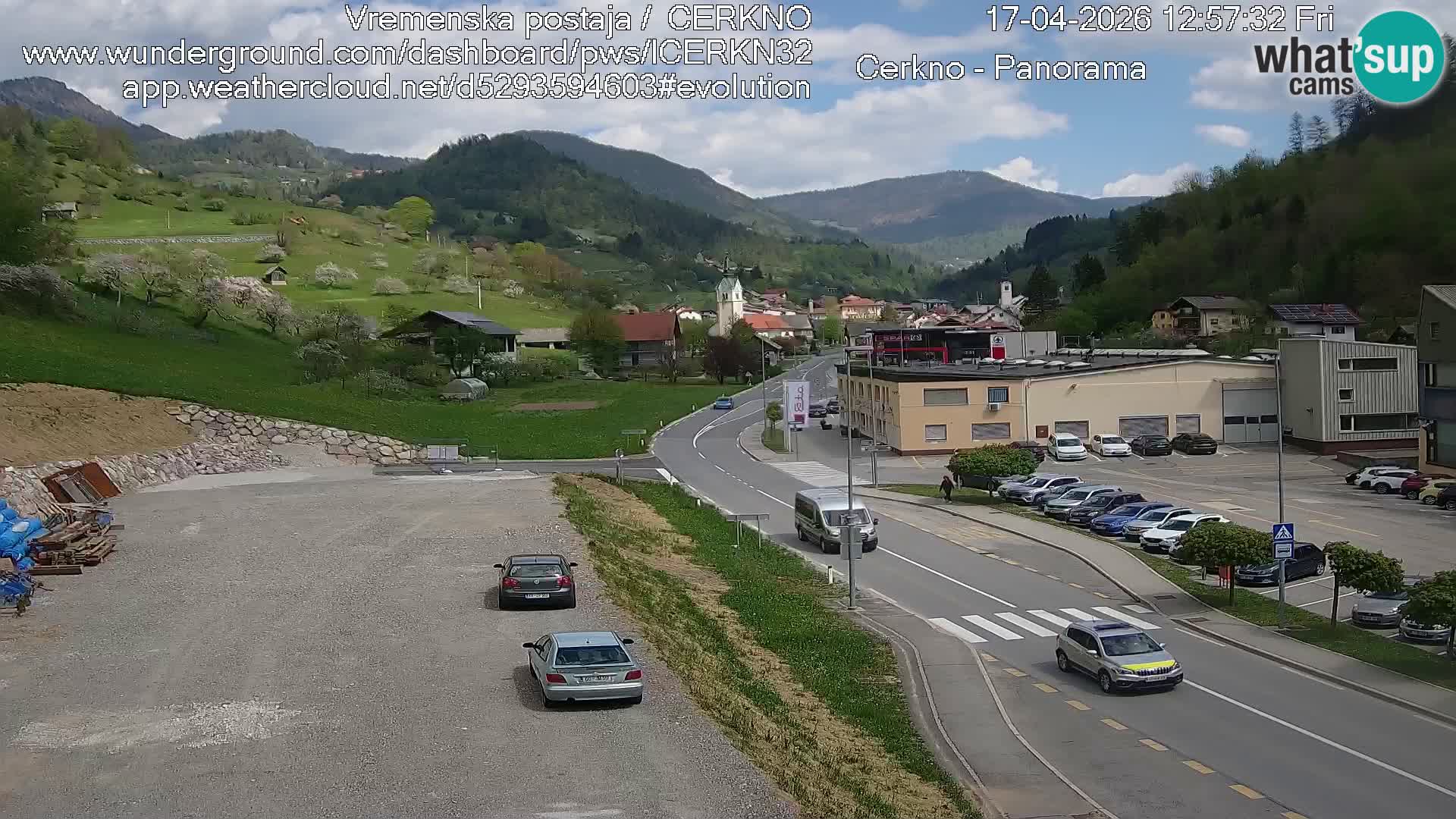Webcam Ingresso Città di Cerkno