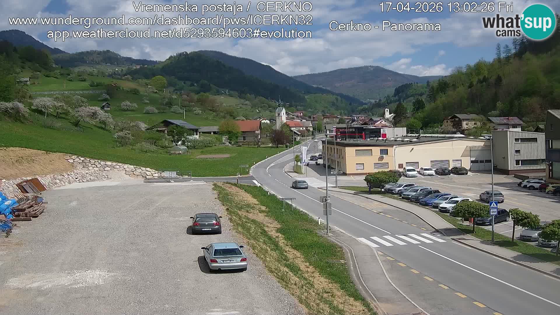 Cerkno Stadteingang Live-Webcam