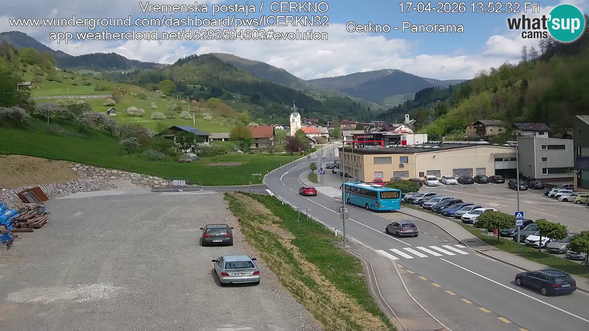 Webcam Ingresso Città di Cerkno