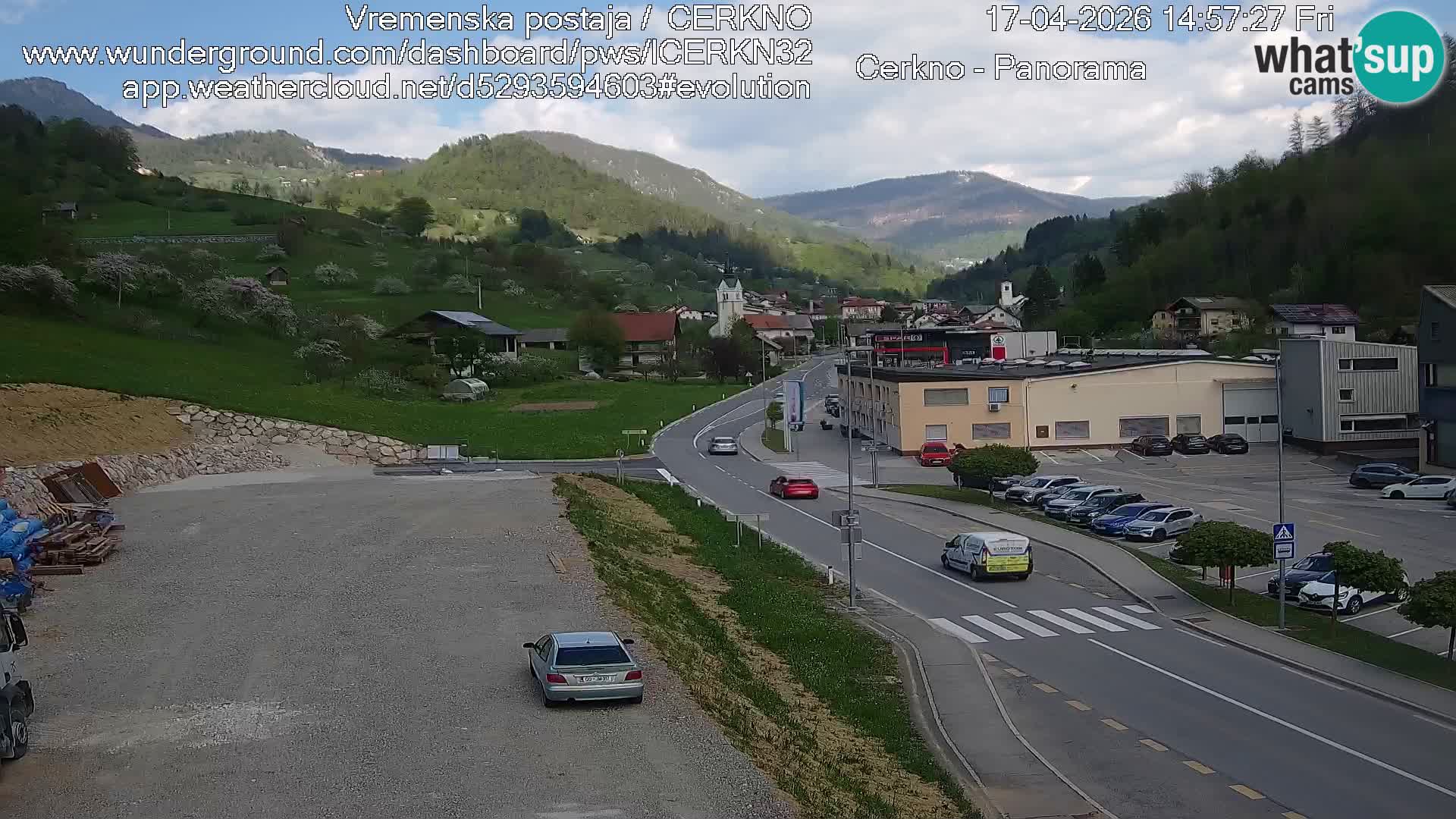 Webcam Ingresso Città di Cerkno