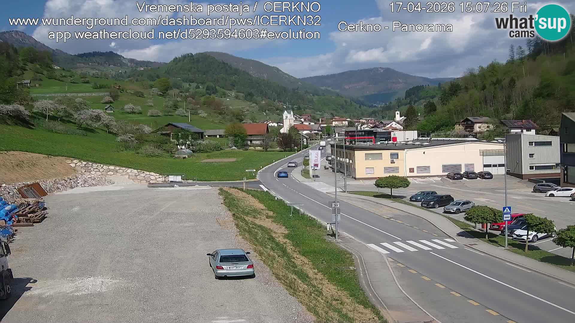 Cerkno Stadteingang Live-Webcam