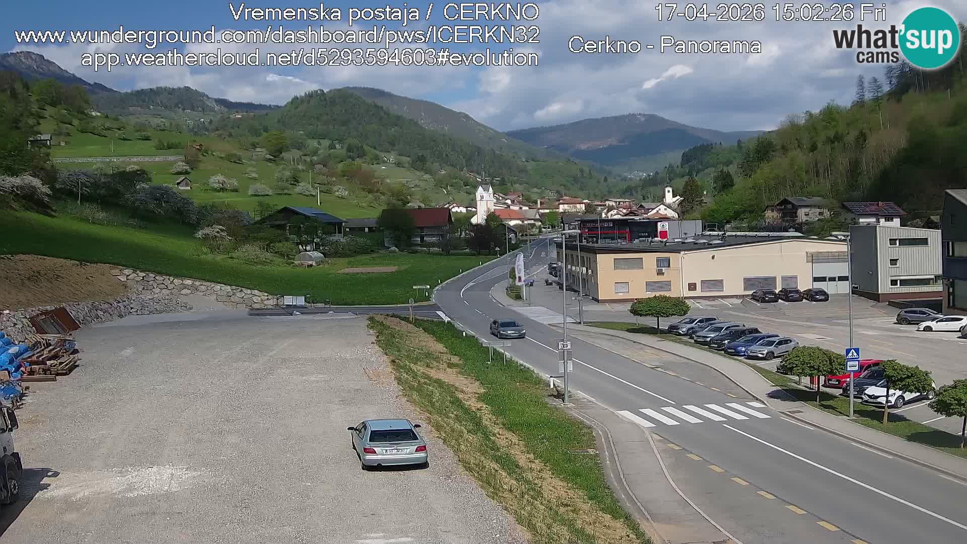 Webcam Ingresso Città di Cerkno