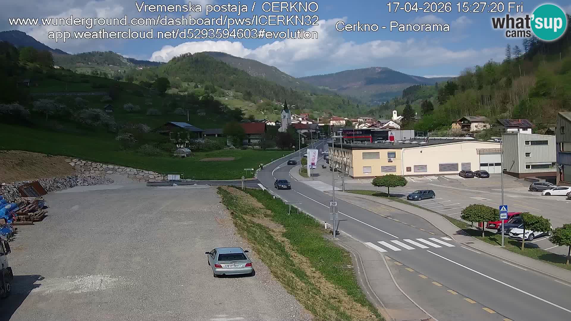 Webcam Ingresso Città di Cerkno
