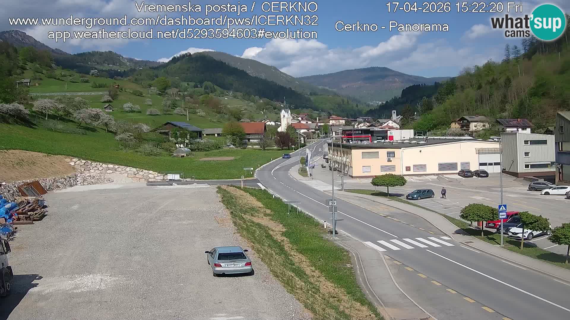 Webcam Ingresso Città di Cerkno