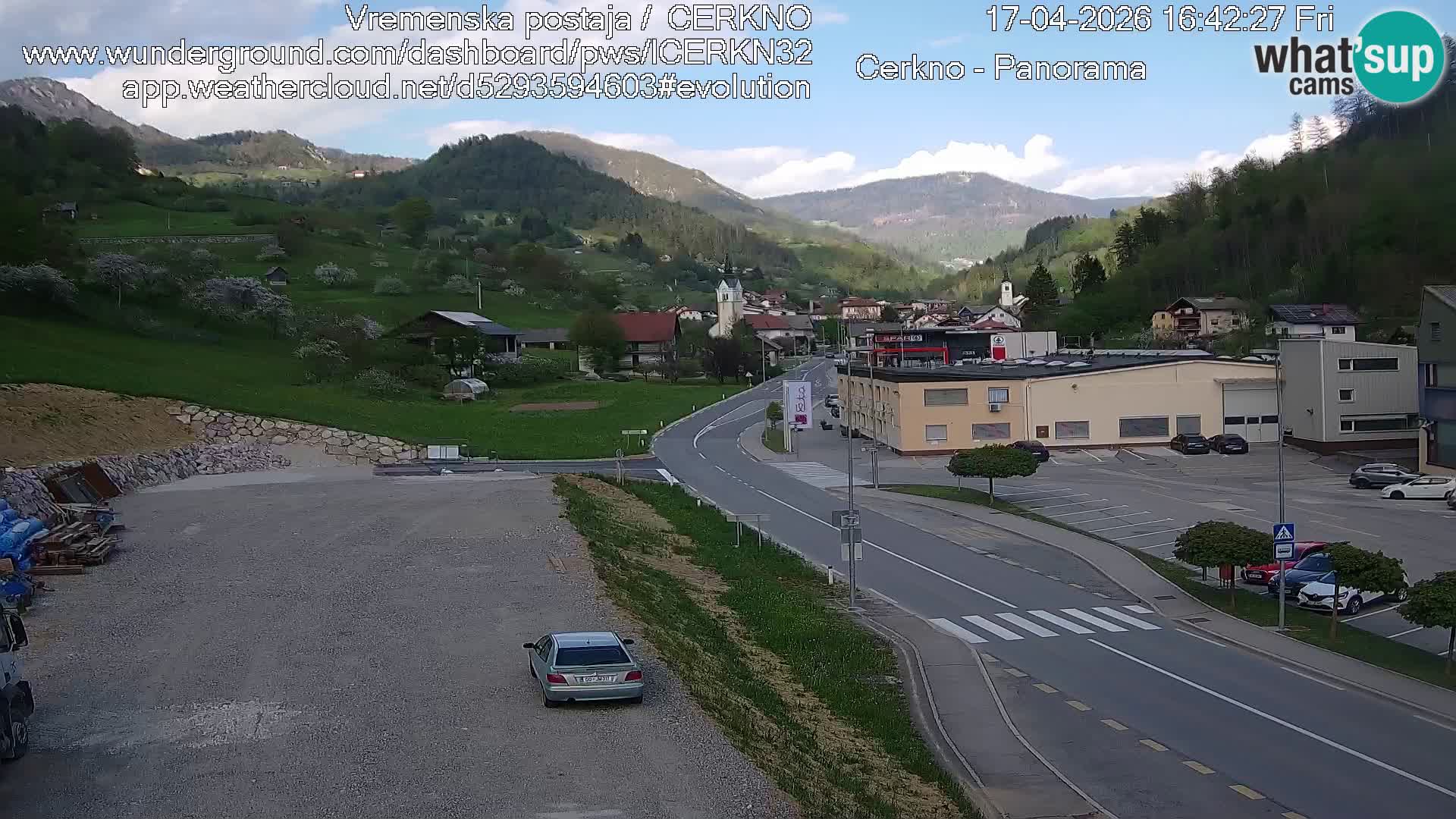 Webcam Ingresso Città di Cerkno
