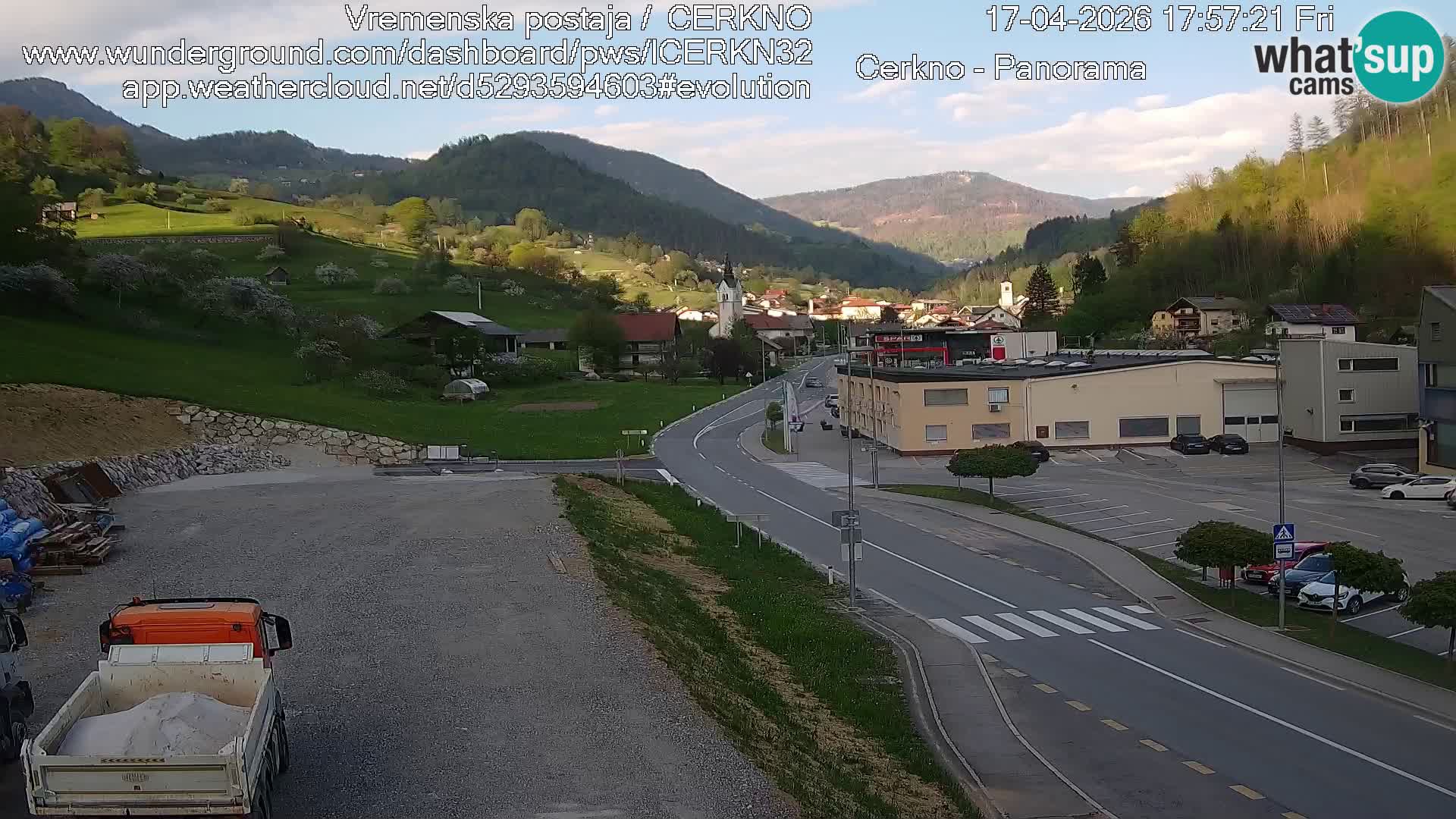 Cerkno ulaz u grad – Kamera uživo