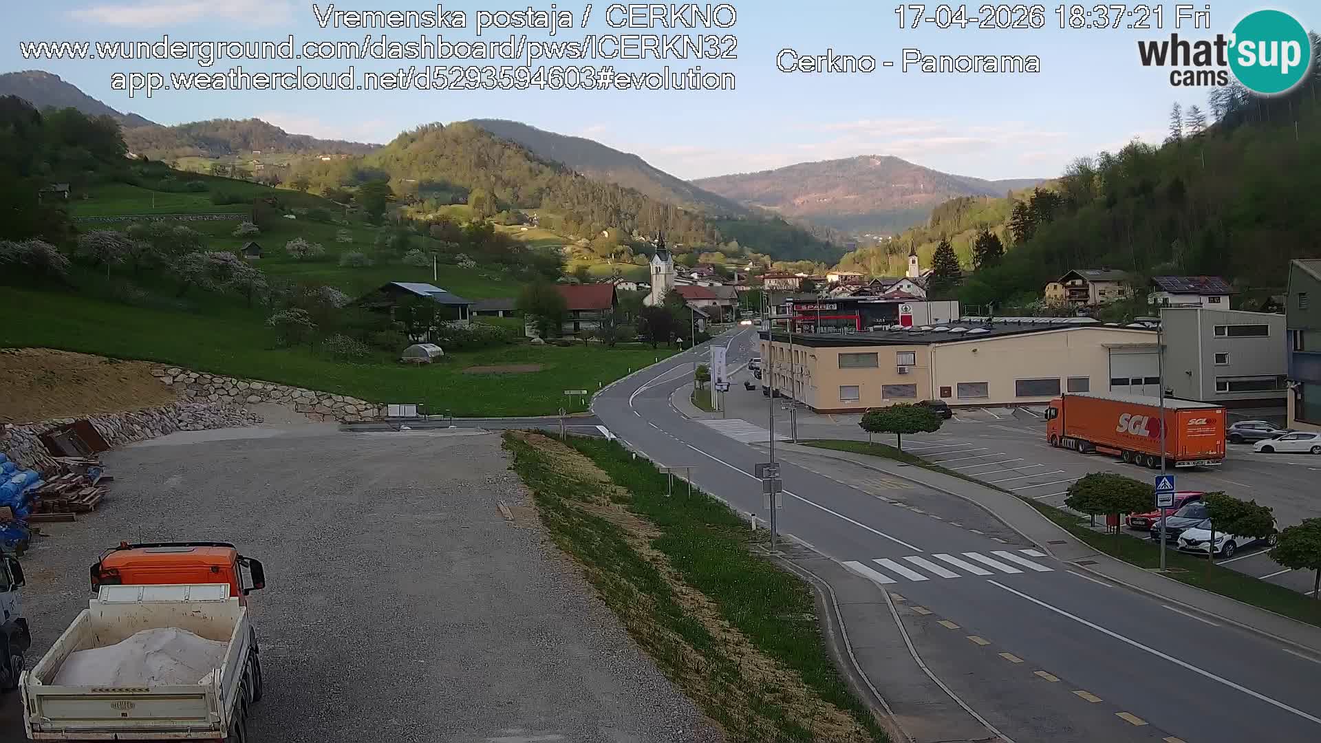 Webcam Ingresso Città di Cerkno