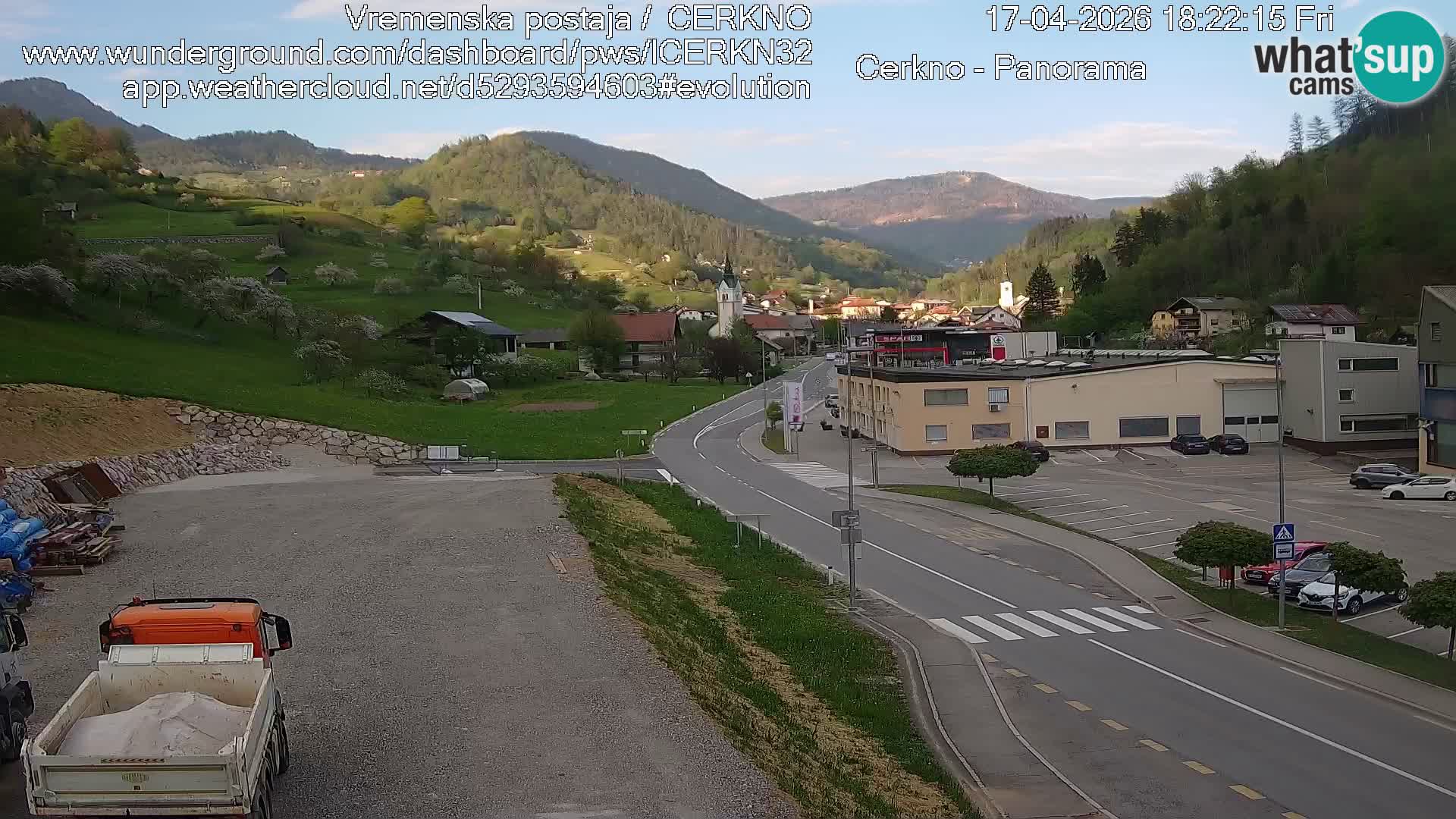 Cerkno Stadteingang Live-Webcam