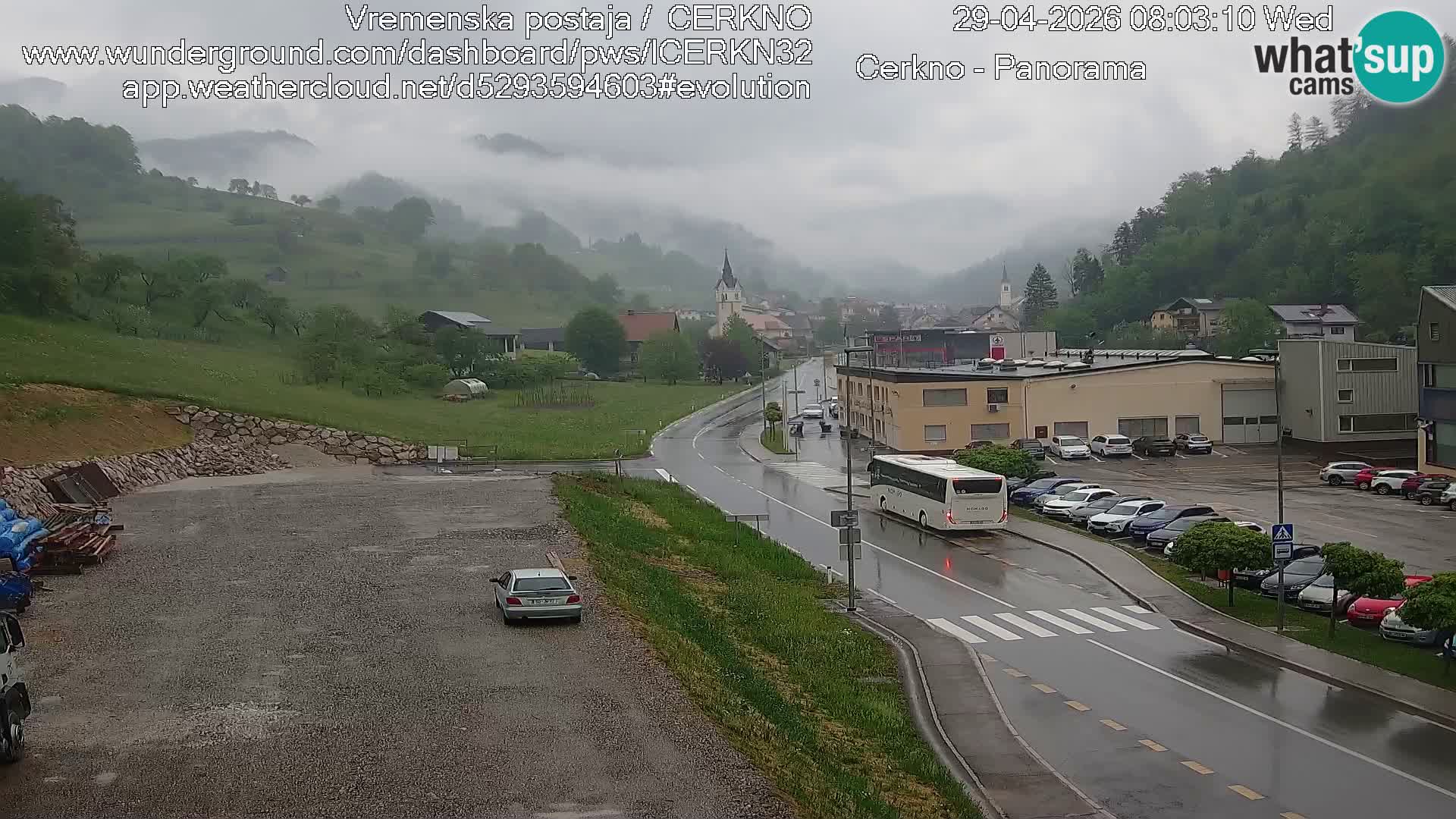 Cerkno ulaz u grad – Kamera uživo