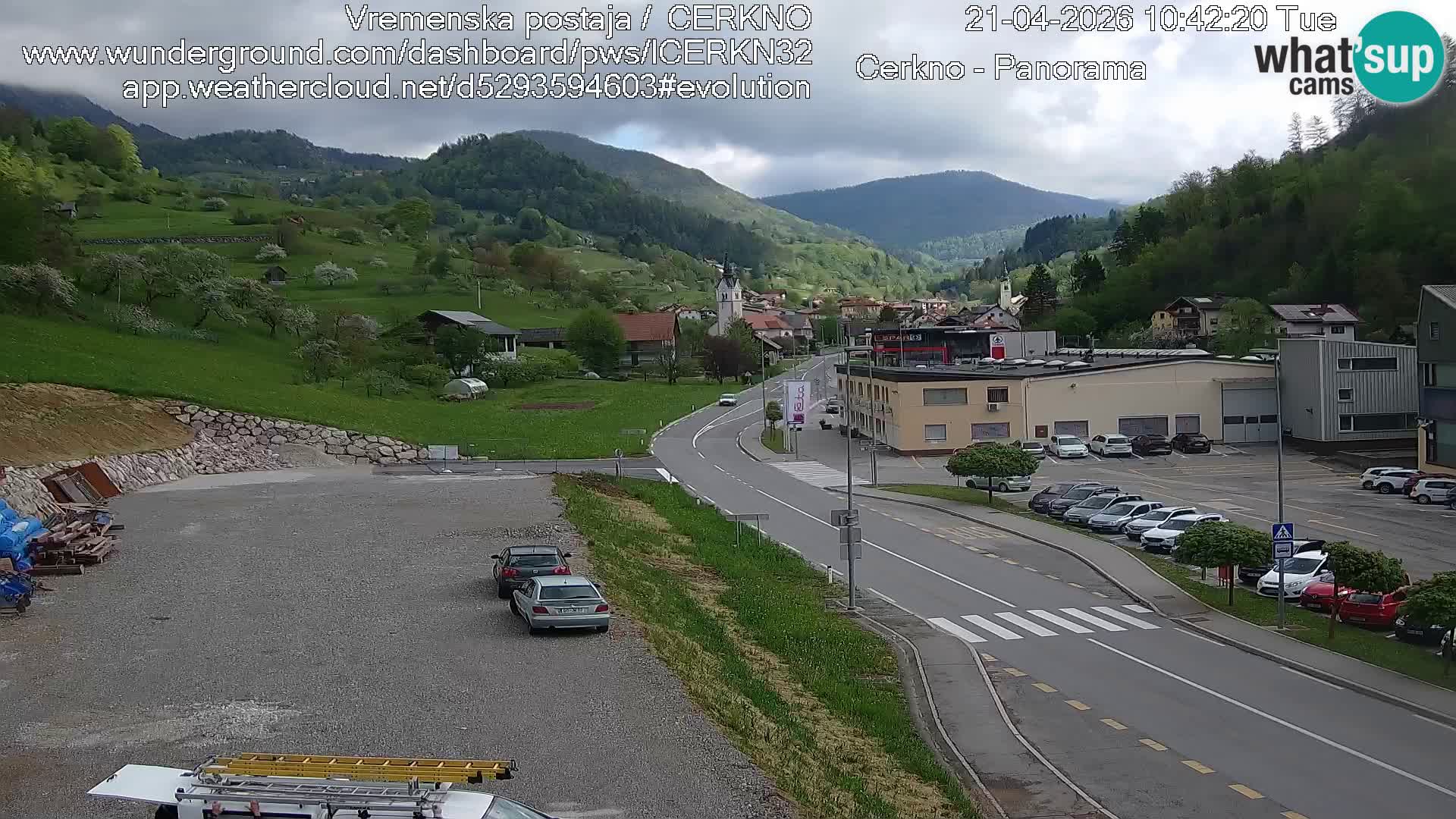 Webcam Ingresso Città di Cerkno
