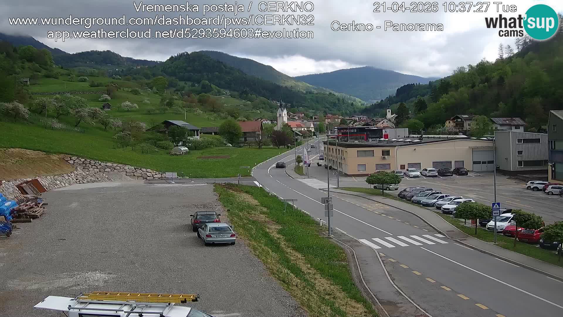 Webcam Ingresso Città di Cerkno