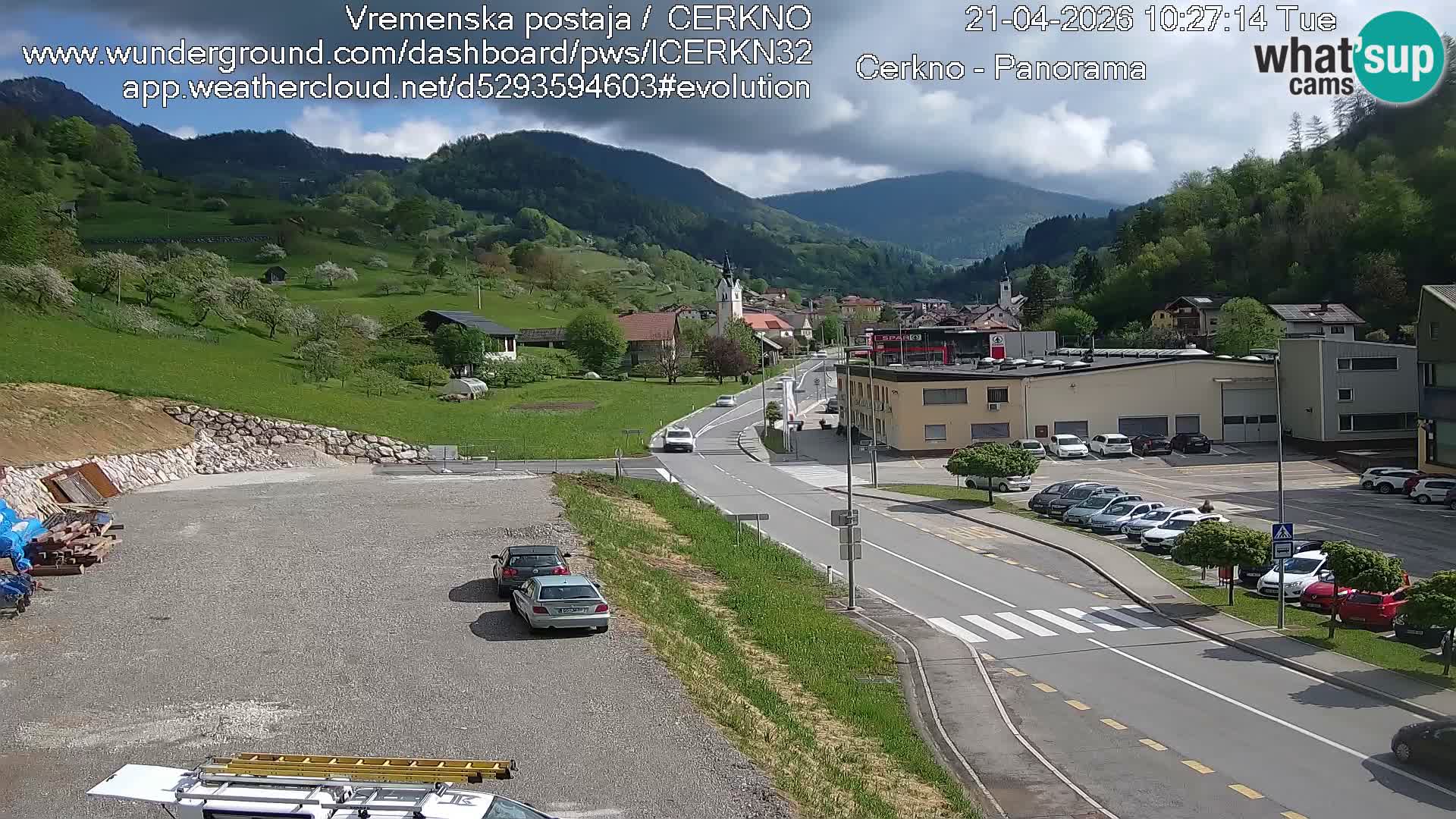 Cerkno Stadteingang Live-Webcam