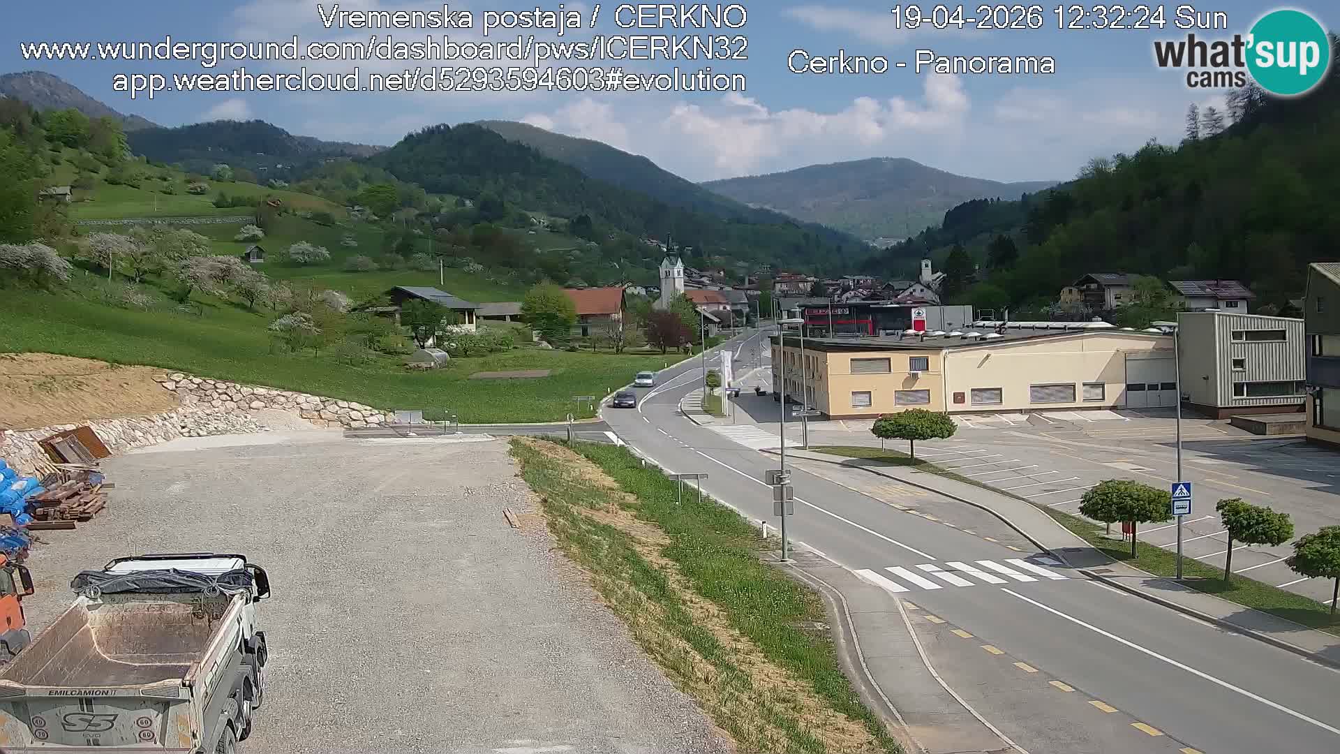 Cerkno Stadteingang Live-Webcam