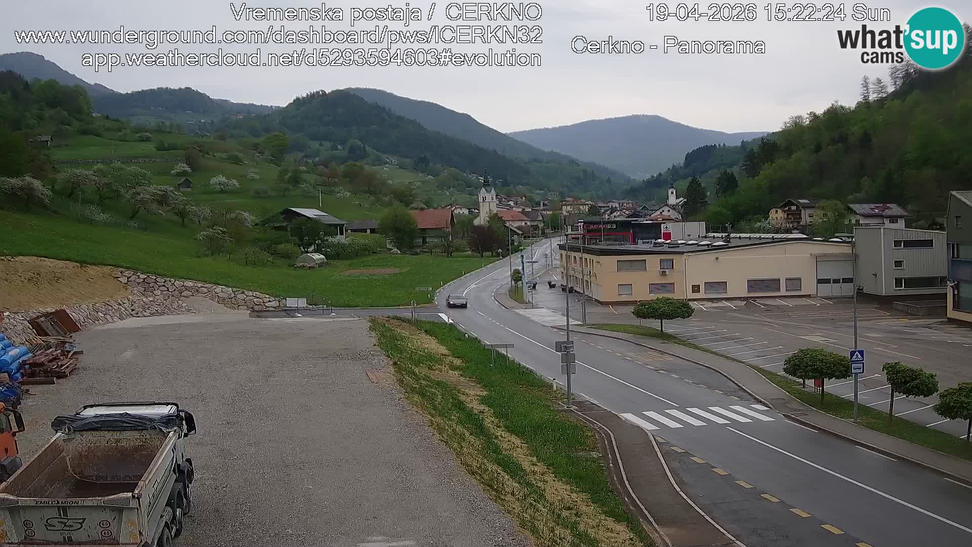 Webcam Ingresso Città di Cerkno