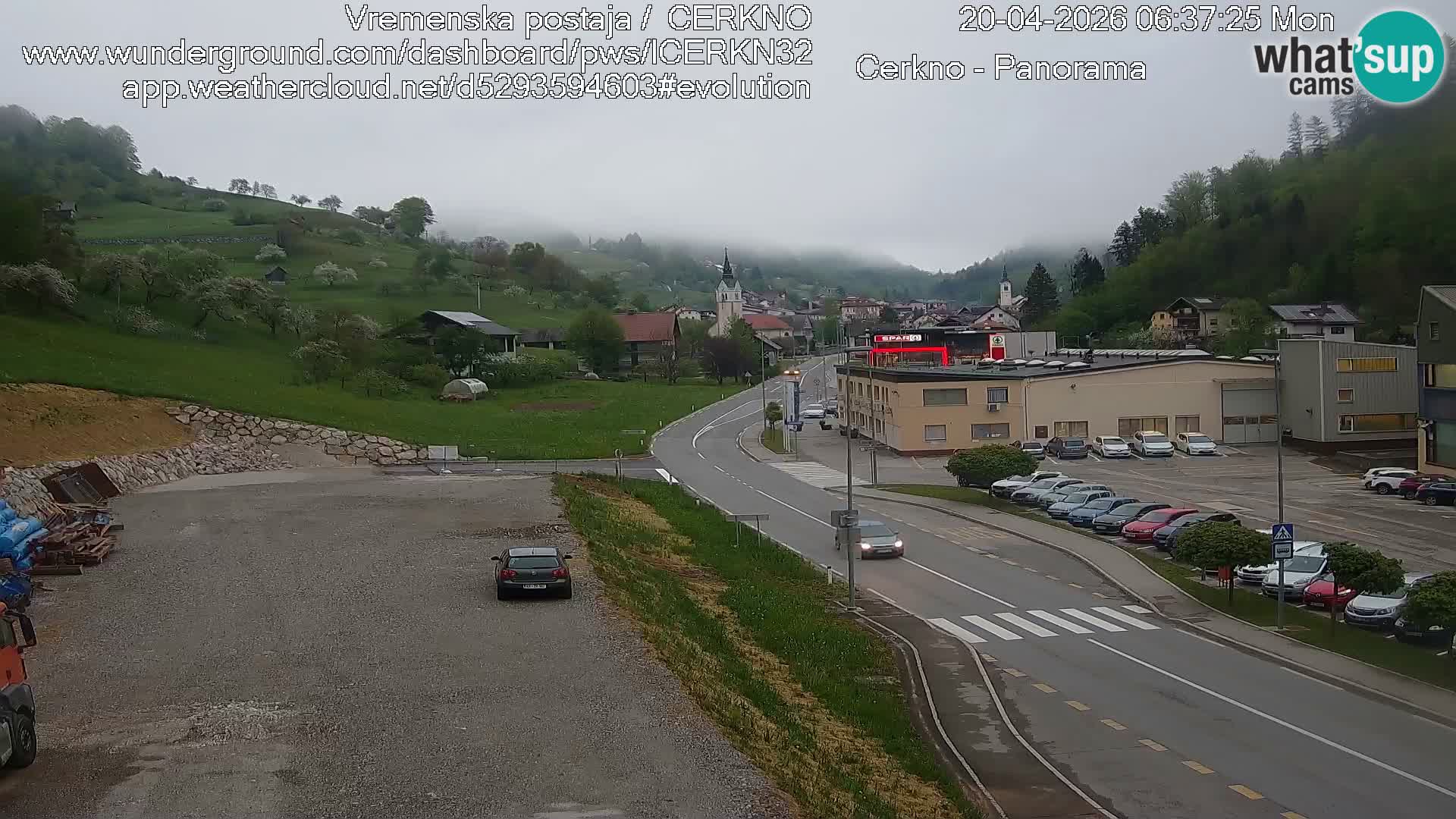 Webcam Ingresso Città di Cerkno