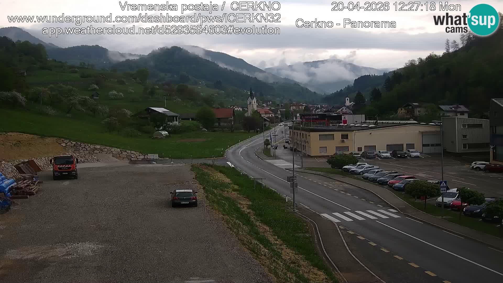 Webcam Ingresso Città di Cerkno