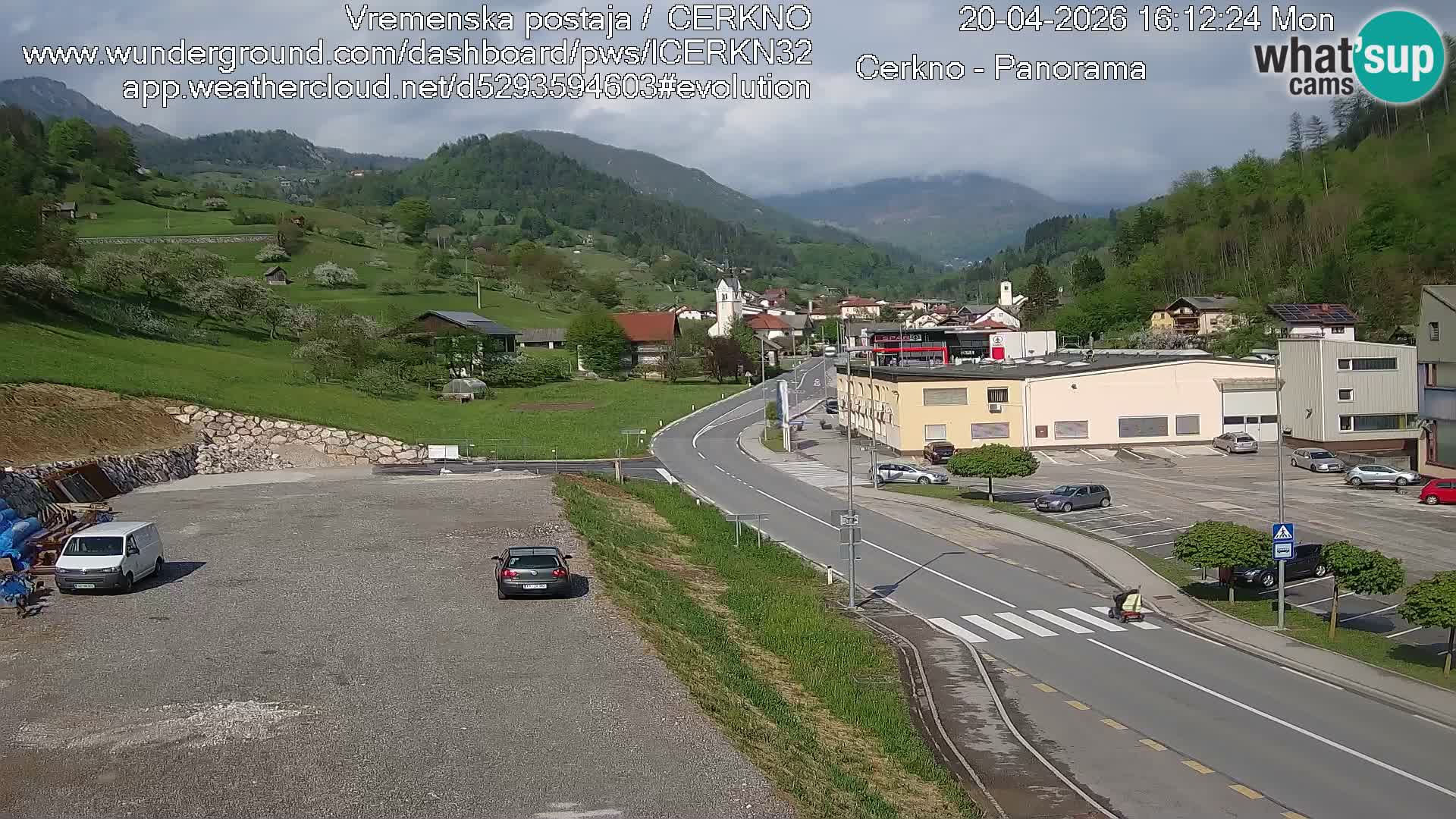 Webcam Ingresso Città di Cerkno