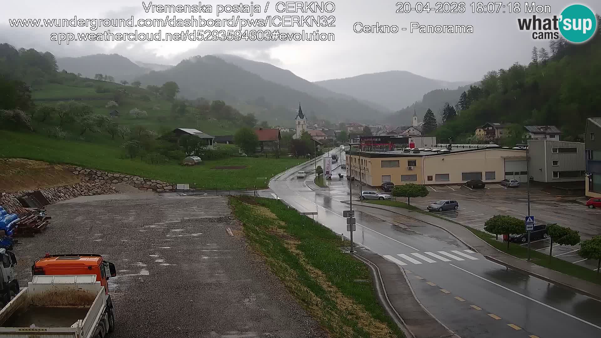 Cerkno Stadteingang Live-Webcam