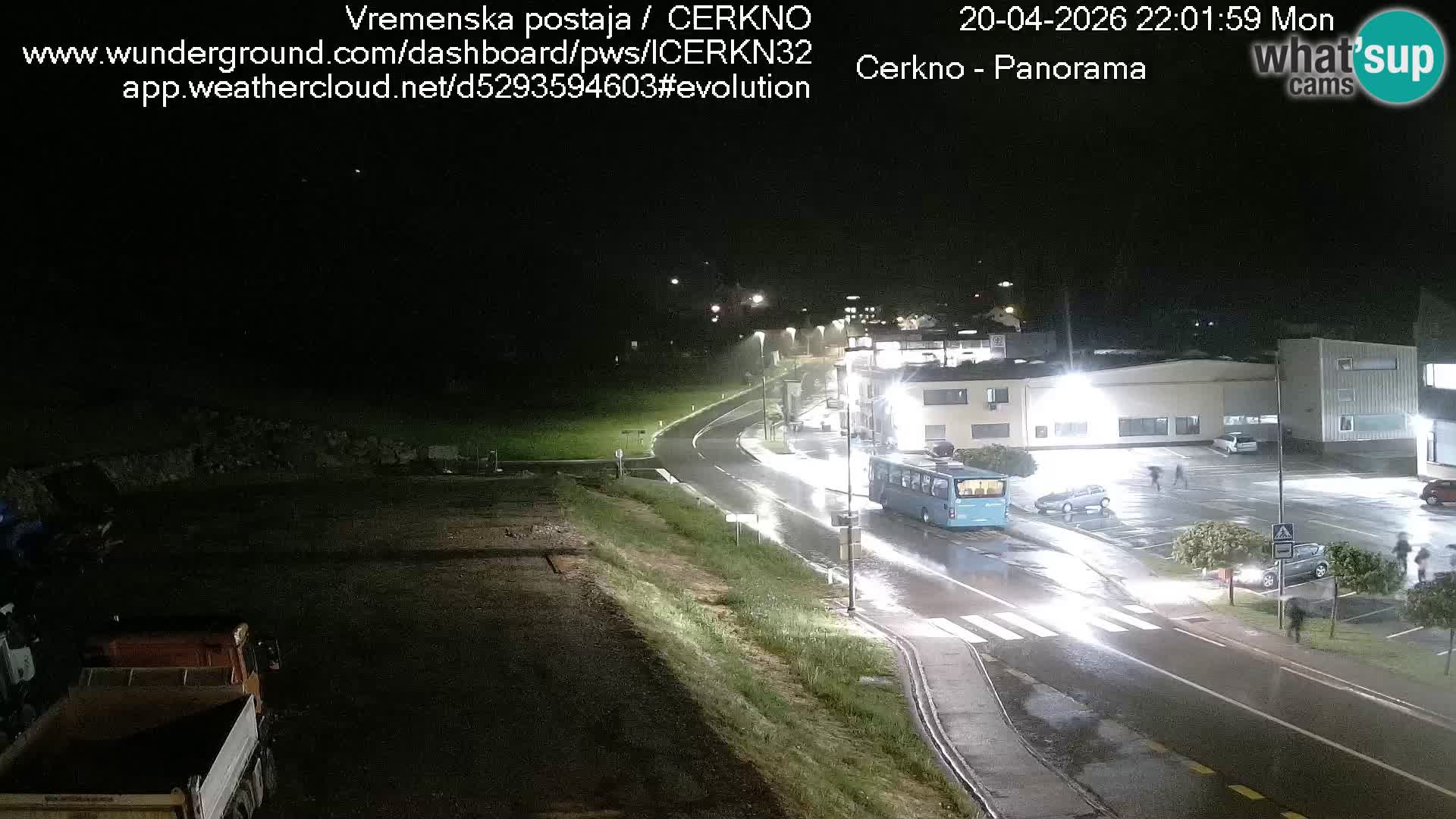 Cerkno city entrance Live Webcam