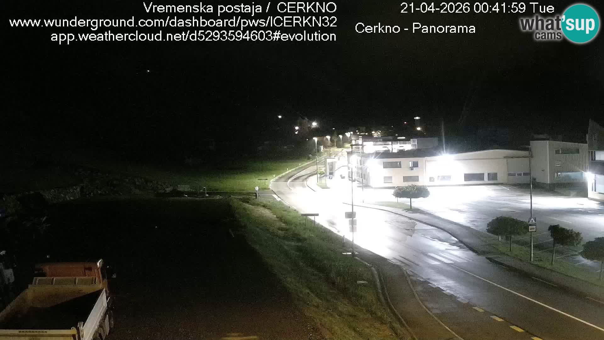 Cerkno entrada a la ciudad Webcam en vivo