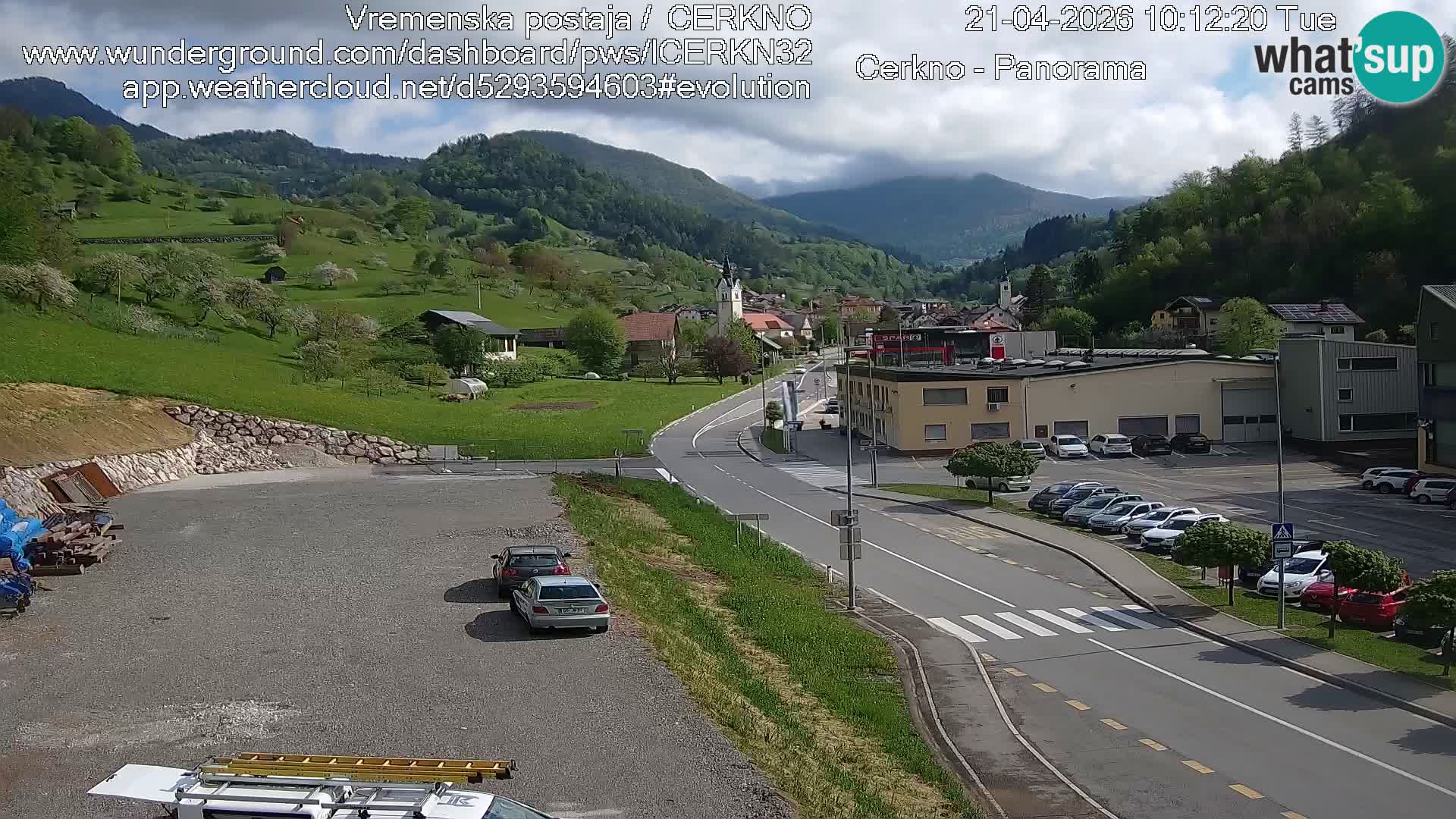 Cerkno Stadteingang Live-Webcam