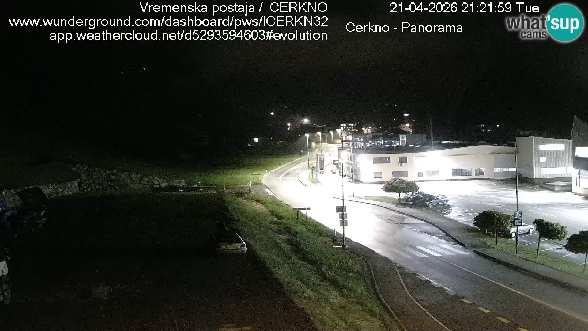 Cerkno ulaz u grad – Kamera uživo