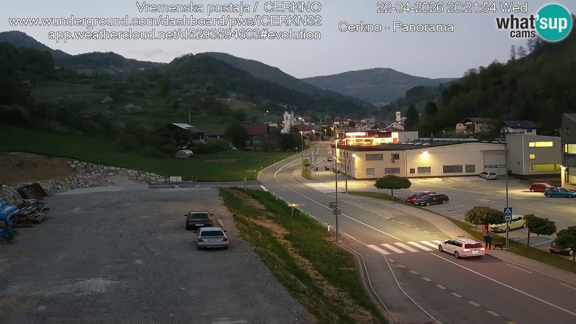 Cerkno Stadteingang Live-Webcam