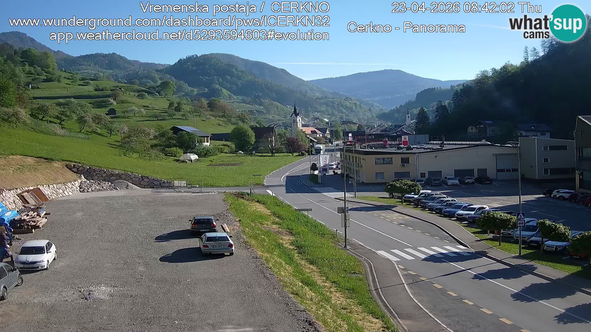 Webcam Ingresso Città di Cerkno