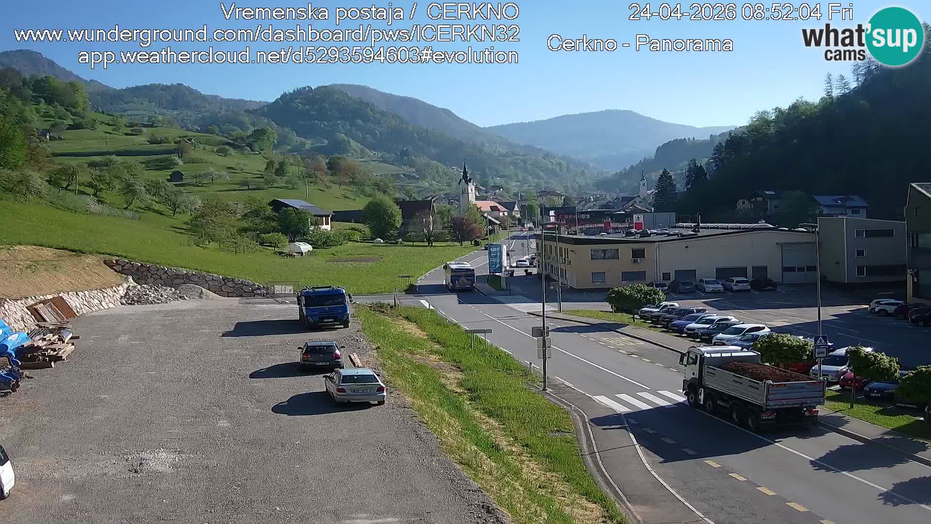 Cerkno Stadteingang Live-Webcam
