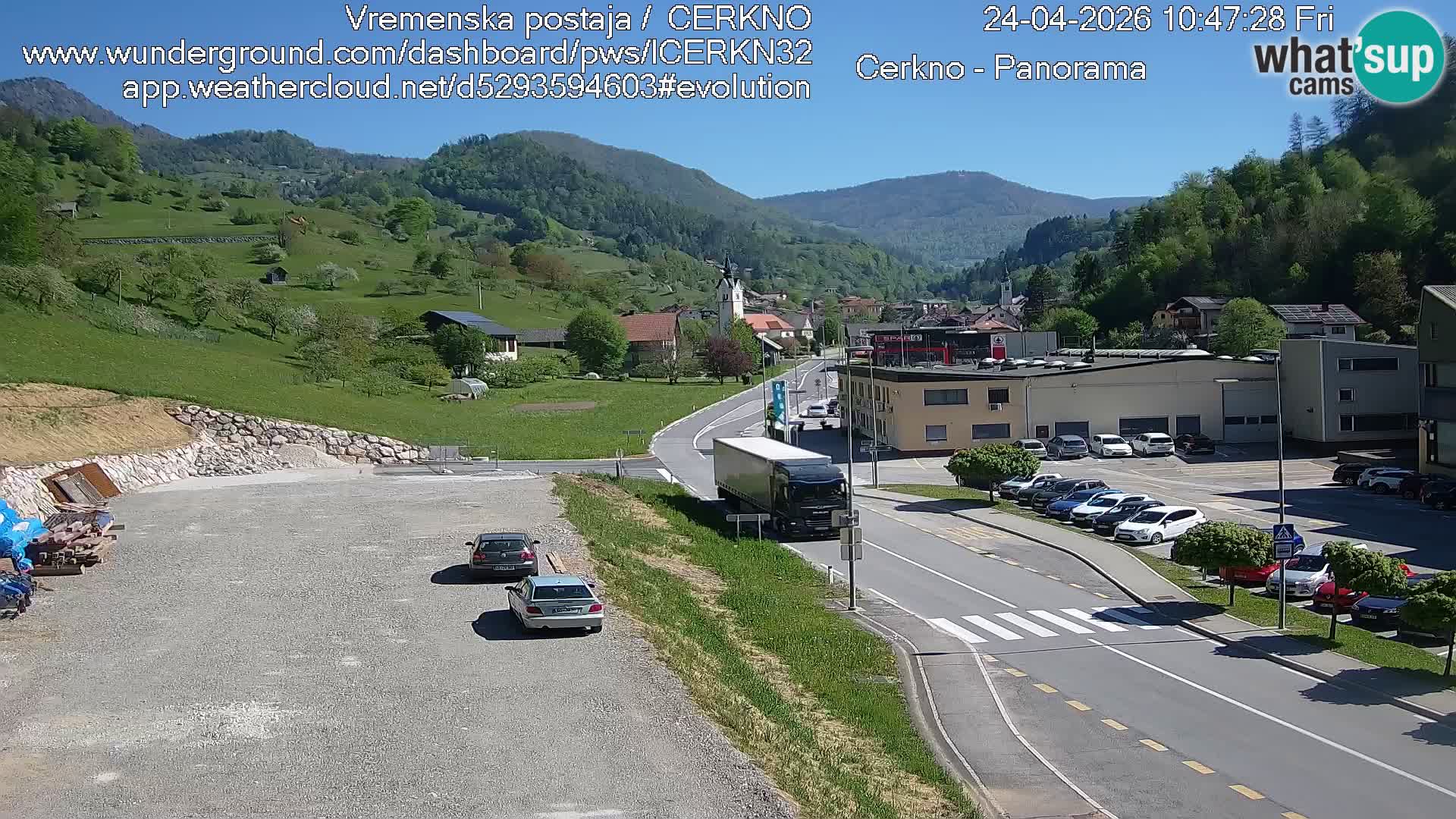 Cerkno Stadteingang Live-Webcam