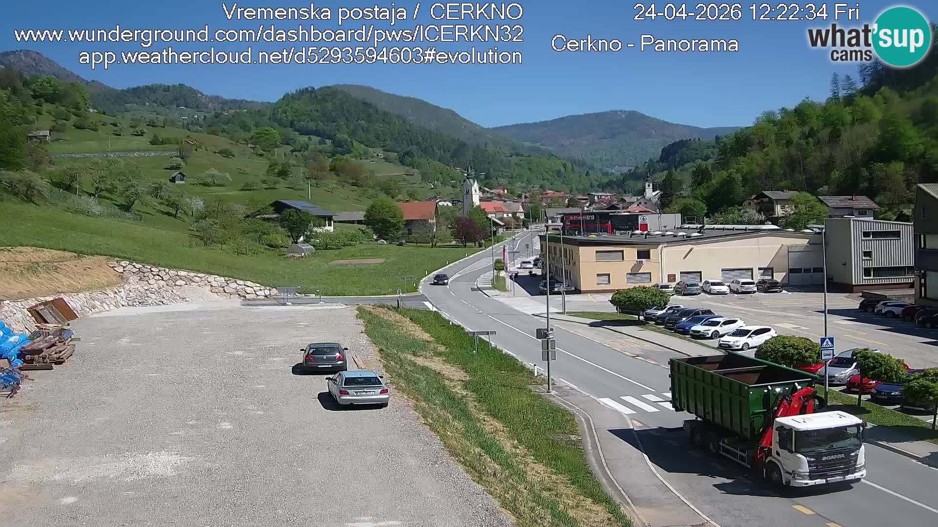 Webcam Ingresso Città di Cerkno