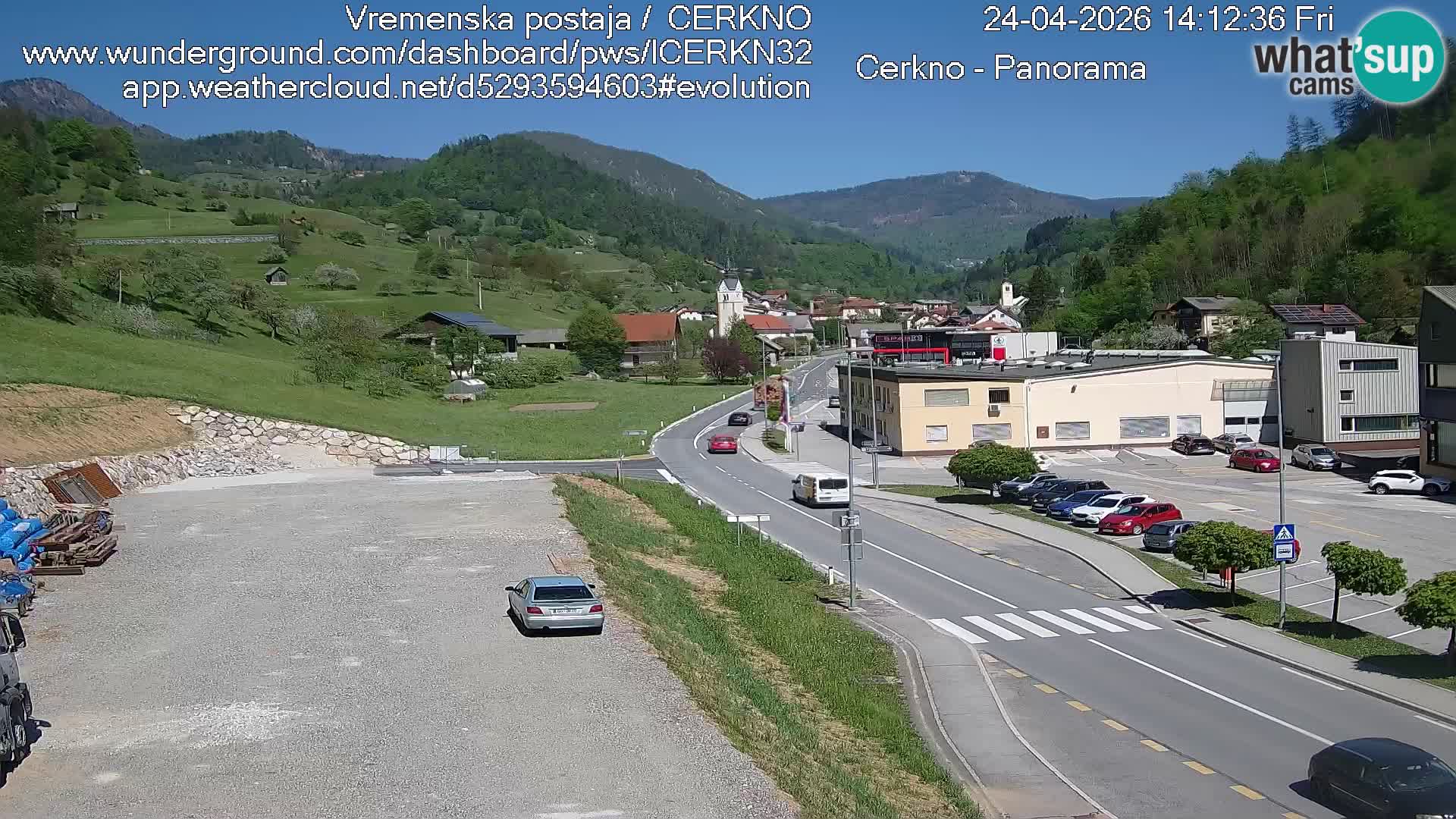 Webcam Ingresso Città di Cerkno