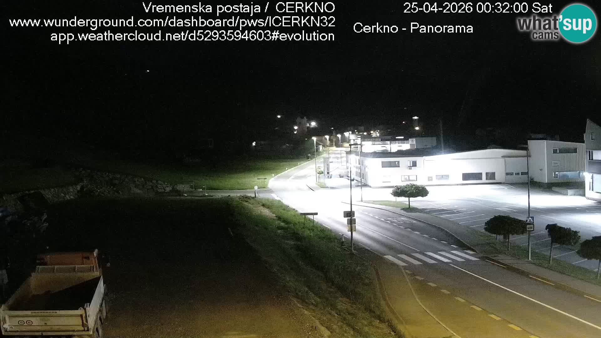 Cerkno entrada a la ciudad Webcam en vivo