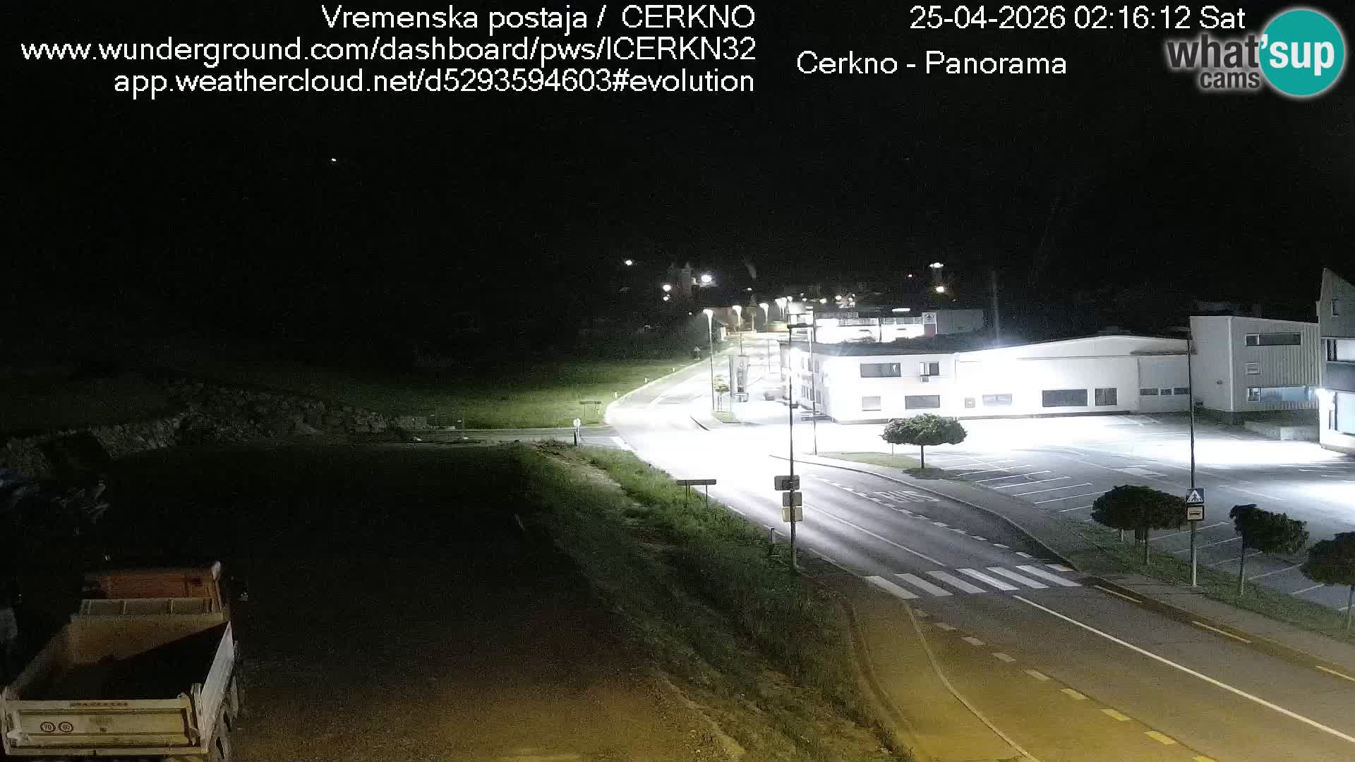 Cerkno entrada a la ciudad Webcam en vivo