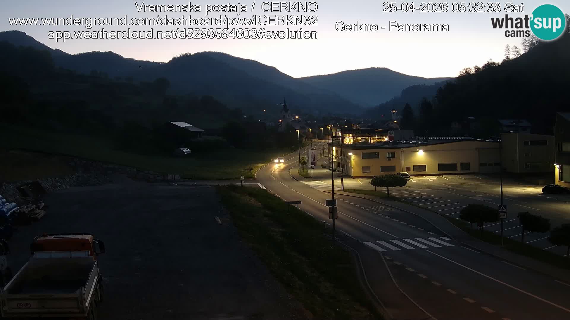 Cerkno ulaz u grad – Kamera uživo