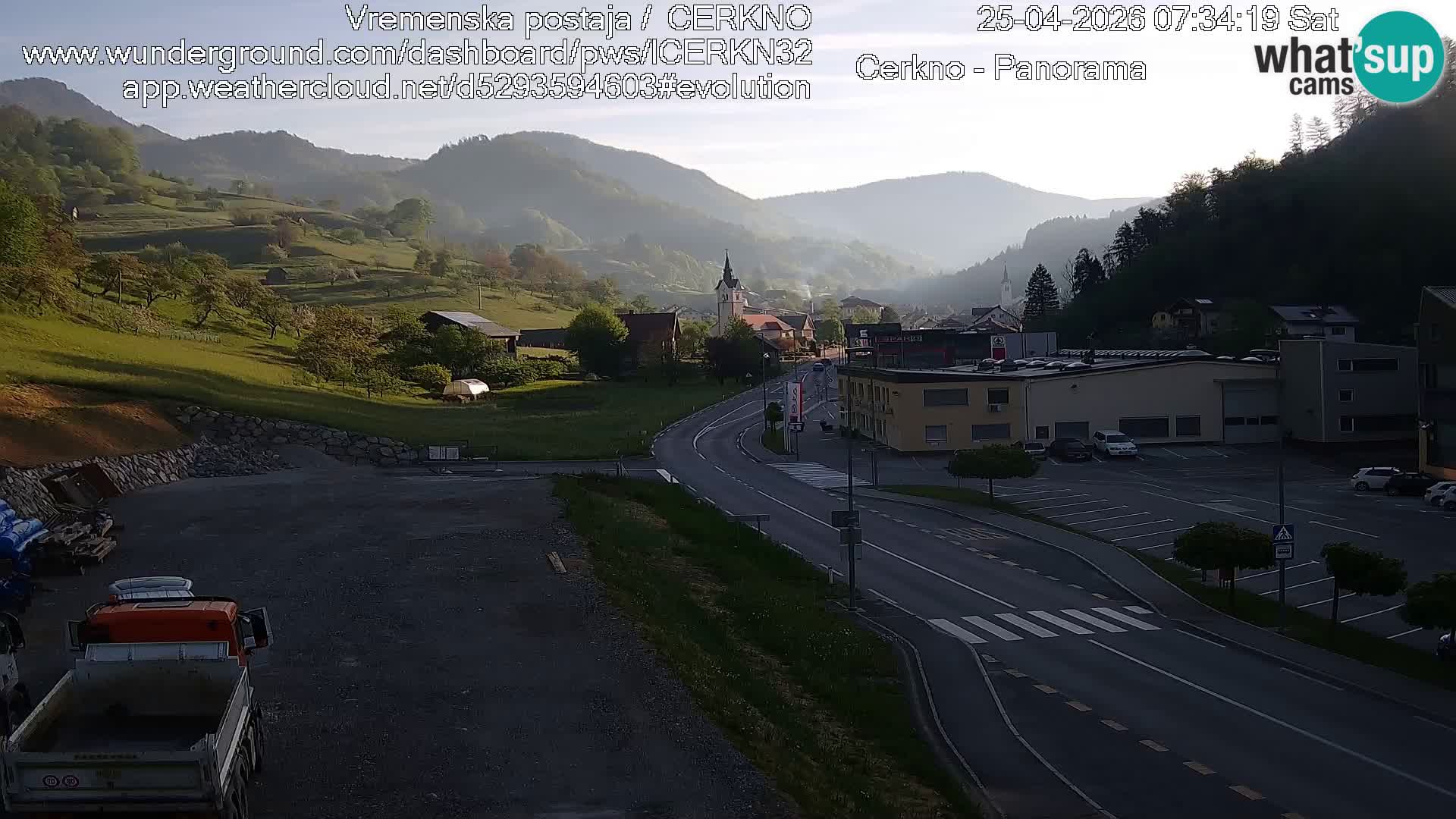 Cerkno ulaz u grad – Kamera uživo